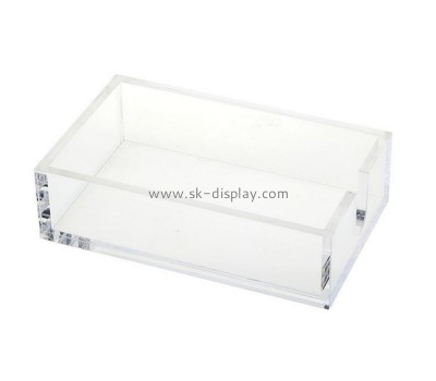 Transparent acrylic storage box without cover DBS-038