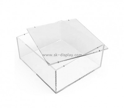 Clear acrylic storage box with lid DBS-037