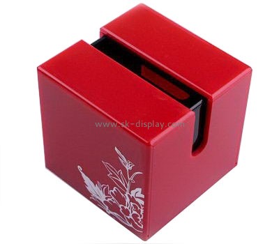 Customized plexiglass acrylic rectangle box colored acrylic box tissue box DBS-114