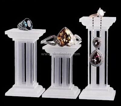 China acrylic display factory custom acrylic block jewellery display counter stand JD-075