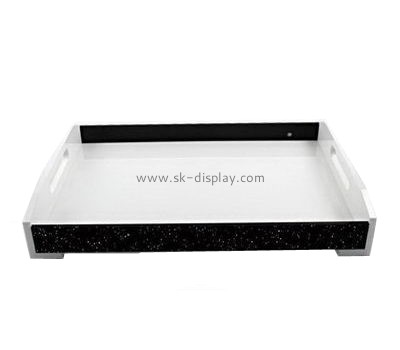 Custom design acrylic holder acrylic tray acrylic serving tray FD-065