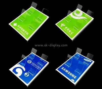 Acrylic products manufacturer custom acrylic cell phone displays stand PD-091