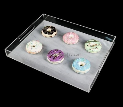 Perspex manufacturer custom acrylic cookie serving tray plexiglass tray STS-164