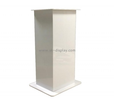 Acrylic furniture supplier custom plexiglass guest desk welcome desk conference speech podium AFS-571