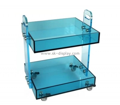 Plexiglass furniture manufacturer custom acrylic side cabinet dining room side table AFS-572