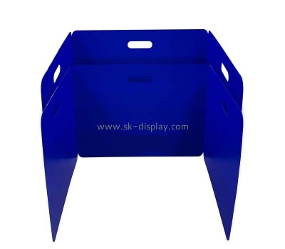 Acrylic item manufacturer custom perspex easy carry desk dividers ASG-022