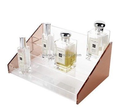 China plexiglass manufacturer custom acrylic 3 tiers perfume display holder CO-752
