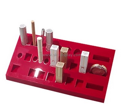 Acrylic products supplier custom plexiglass countertop cosmetic display holder CO-756