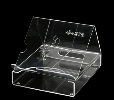 China plexiglass manufacturer custom acrylic desktop fixed phone stand PD-246