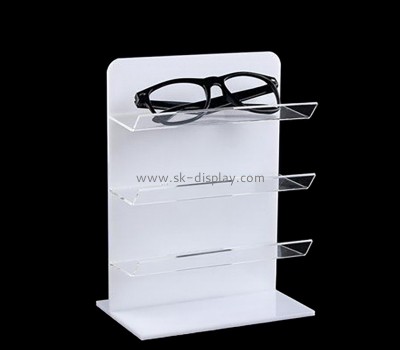 Perspex products manufacturer custom acrylic 3 tiers eyeglasses dislay stand GD-074
