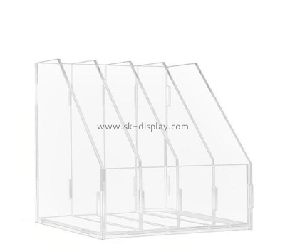 China lucite manufacturer custom acrylic office file holders BD-1168