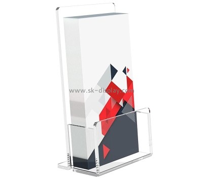 Custom clear acrylic countertop literature holder BD-1175