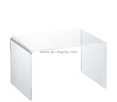 Custom clear acrylic U-shaped frame laptop bed table AFS-605