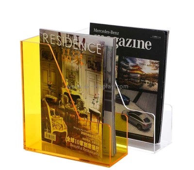 Custom acrylic magazine vertical holders BD-1180