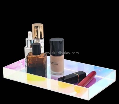 Custom acrylic wholesale skincare makeup organizer tray STS-223