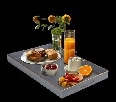 Custom acrylic wholesale breakfast serving tray STS-227