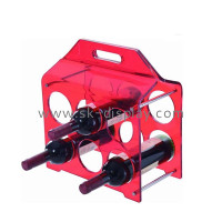 Enhancing Elegance Acrylic Wine Beverage Bottles Display Stand and Holder