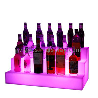Illuminating Elegance: The Acrylic LED Lighted Liquor Bottles Display Rack Revolution