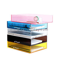 Transform Your Workspace with SK Display's Custom Acrylic Desktop File, Notebook, Magazine, and Book Holders