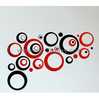 Acrylic Wall DIY Decor Round Circles Mirror Stickers A Modern Twist on Home Aesthetics by SK Display