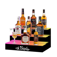 Custom Acrylic Wine Bottles LED Display Shelf The Perfect Showcase Solution by SK Display