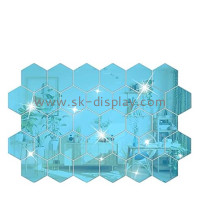 Custom Acrylic Wall DIY Hexagon Mirror Stickers Elevate Your Space with SK Display