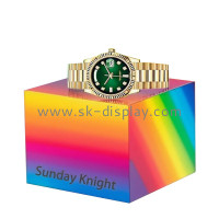 Custom Acrylic Watch Display Pedestal Stand Elevate Your Brand with SK Display's Precision Craftsmanship