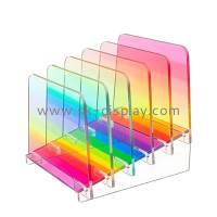 Custom Acrylic Multi Sections File Sorter Stand Organized Elegance by SK Display