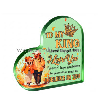 Custom Acrylic D&eacute;cor Valentine Block Gifts &ndash; Personalized Keepsakes from SK Display