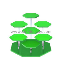 Custom Acrylic Cosmetic Skincare Display Rack