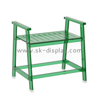 The Perfect Blend of Style and Function &mdash; Custom Acrylic Bathroom Shower Bench by SK Display