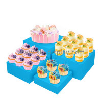 Elevate Every Celebration with Custom Acrylic Party Dessert Display Risers from SK Display