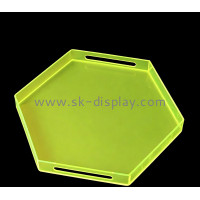 Elevate Your Table Setting with Custom Hexagon Acrylic Serving Tray