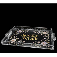 Elevate Your Product Line: The Ultimate Guide to Custom Acrylic Decorative Serving Trays with Bubble Handles