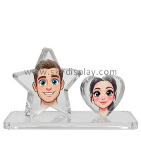 Custom Acrylic Cute Printing Photo Block with Base - SK Display Wholesale Manufacturer