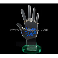 Elevate Your Retail Presentation with Custom Acrylic Hand Form Ring Display Stands