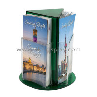 Custom Acrylic 3-Sided Rotating Literature Holders: The Ultimate Countertop Display Solution for Modern Businesses