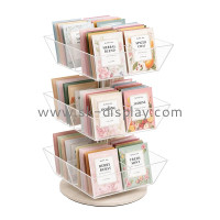 Custom Acrylic 3 Tiers Multi Dividers Tea Bag Stand Holder