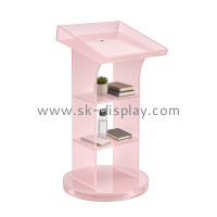 Elevate Your Venue with Custom Acrylic Floor-Standing Lecterns from SK Display