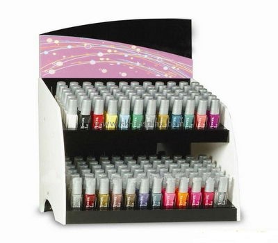 Acrylic nail polish display rack with 2 layer 144 holders CO-039