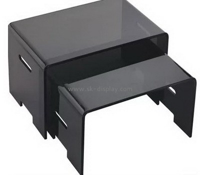 Simple fashion design black plexiglass coffee table AFS-009
