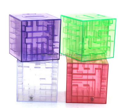 3D Puzzle Cube Acrylic Coin Collector Box DBS-021