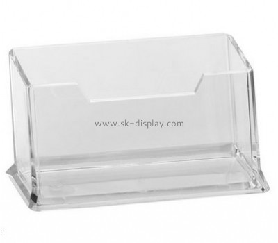 Clear acrylic business name card holder box BD-41