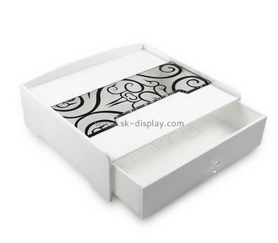 Custom plastic acrylic printed facial tissue box DBS-064