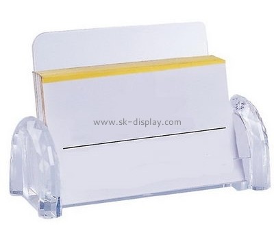 Round acrylic table business card holder BD-048