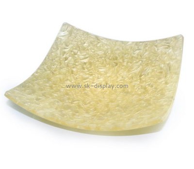Custom fashion design acrylic plastic soap dish SOD-045