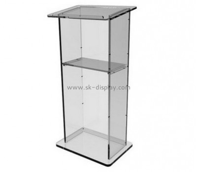 Top quality acrylic podium rostrum lecture table AFS-065