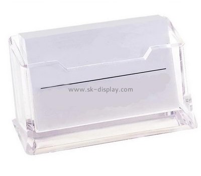 Factory design clear acrylic business card holder acrylic holder desktop business card holder BD-063