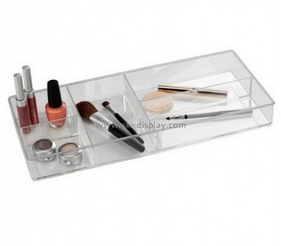 Factory wholesale acrylic makeup organizer holder acrylic holder with dividers CO-097