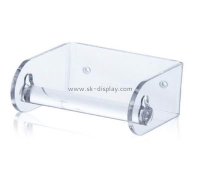 Hot sale clear plastic box wall mount tissue box holders plexiglass acrylic rectangle box DBS-122